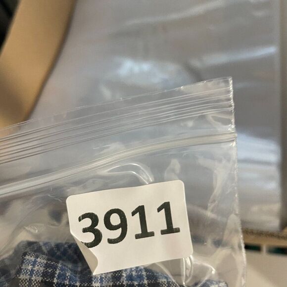 Vintage FUBU Shirt Men L Blue Plaid Long Sleeve Casual Button Down - Picture 10 of 10